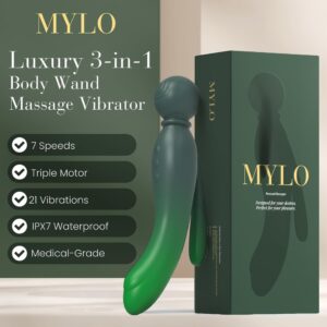 MYLO 3-in-1 Body Wand Massager Earth